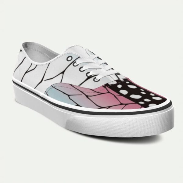 Zapatillas inspiradas en Shinobu Kocho de Kimetsu no Yaiba, diseño mariposa con tonos pastel – SoulArt Colombia
